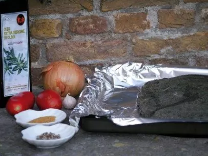 Steinbutt auf karamellisiertem Zwiebelbett Zutaten