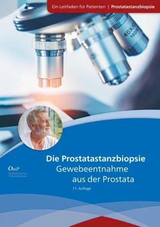 Titelbild Broschüre zur Prostatastanzbiopsie